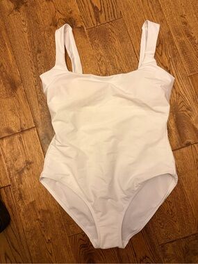 Stylest DreamSculpt® Square Neck Tank Swimsuit size L WHITE Tuckernuck